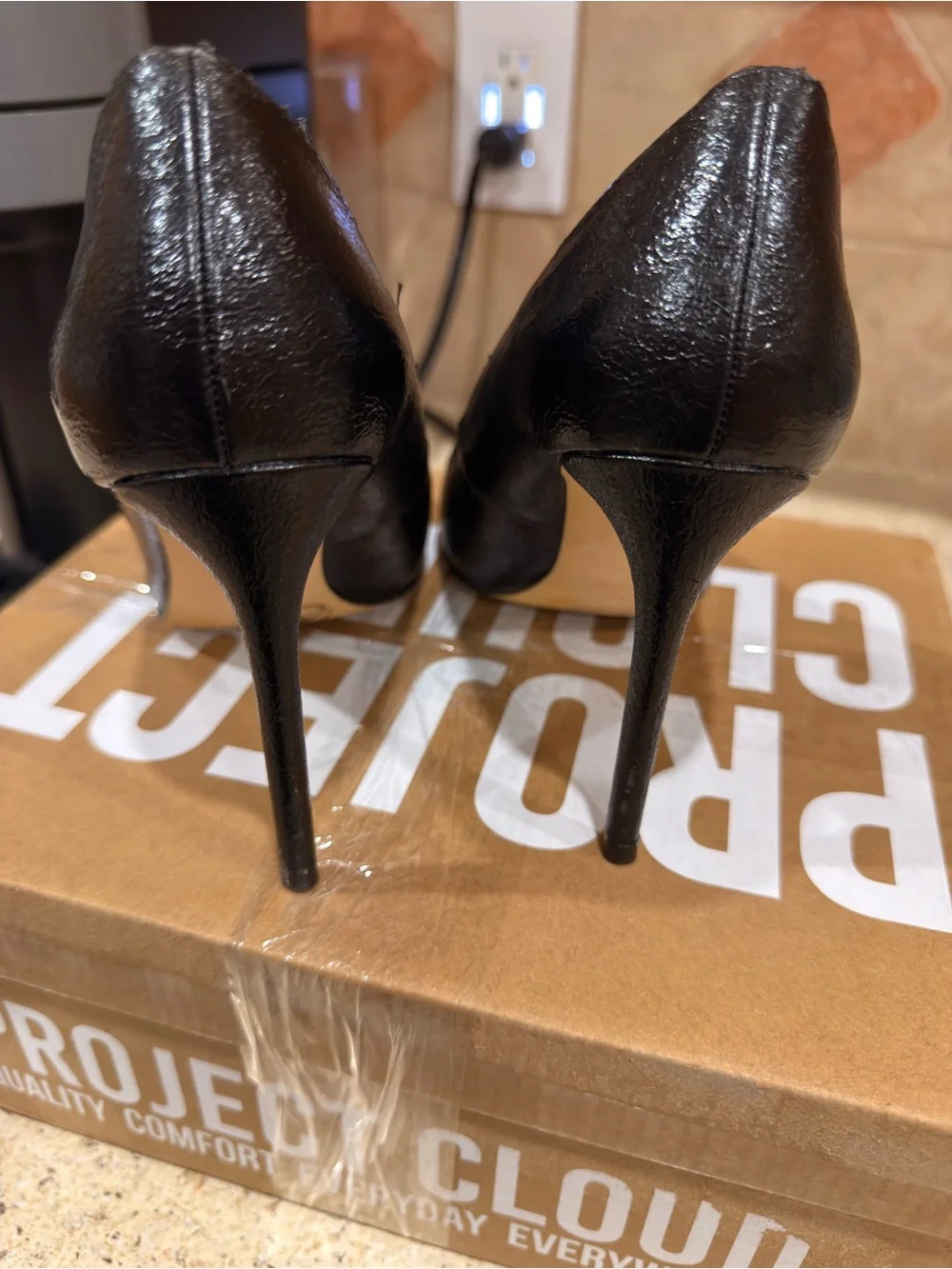 Classic Black Pointed-Toe Stiletto Pumps